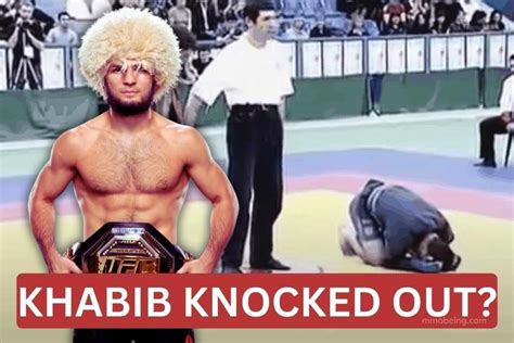 khabib knockout|khabib nurmagomedov kno.